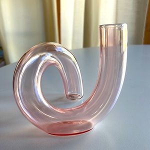 Mod hydroponic glass loop vase